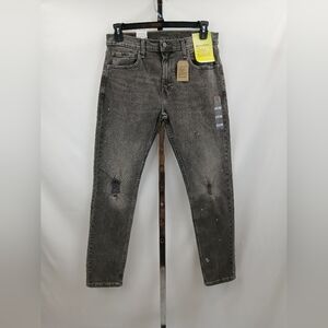 NWT Levi’s Men's Slim Taper Jeans W32 L32 Light Charcoal Denim